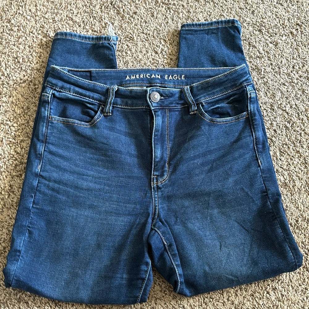 American Eagle Next Level Stretch Hi-Rise Jegging Sz 10R